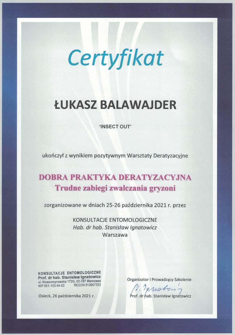 Dobra Praktyka Deratyzacyjna